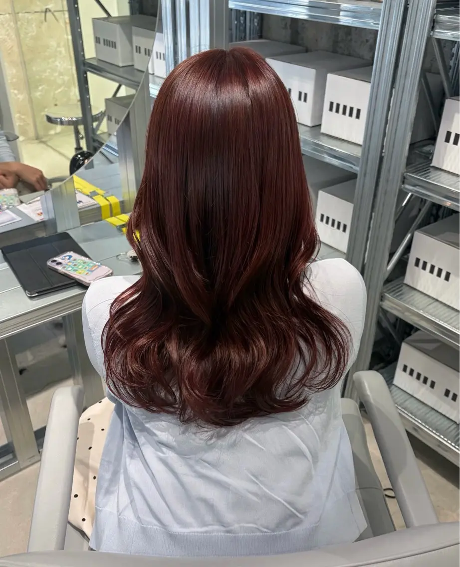 セミロング カラー カット ヘアカラー トリートメント ダブルカラー/レイヤ ーカット 🤍ゆきなのヘアスタイル