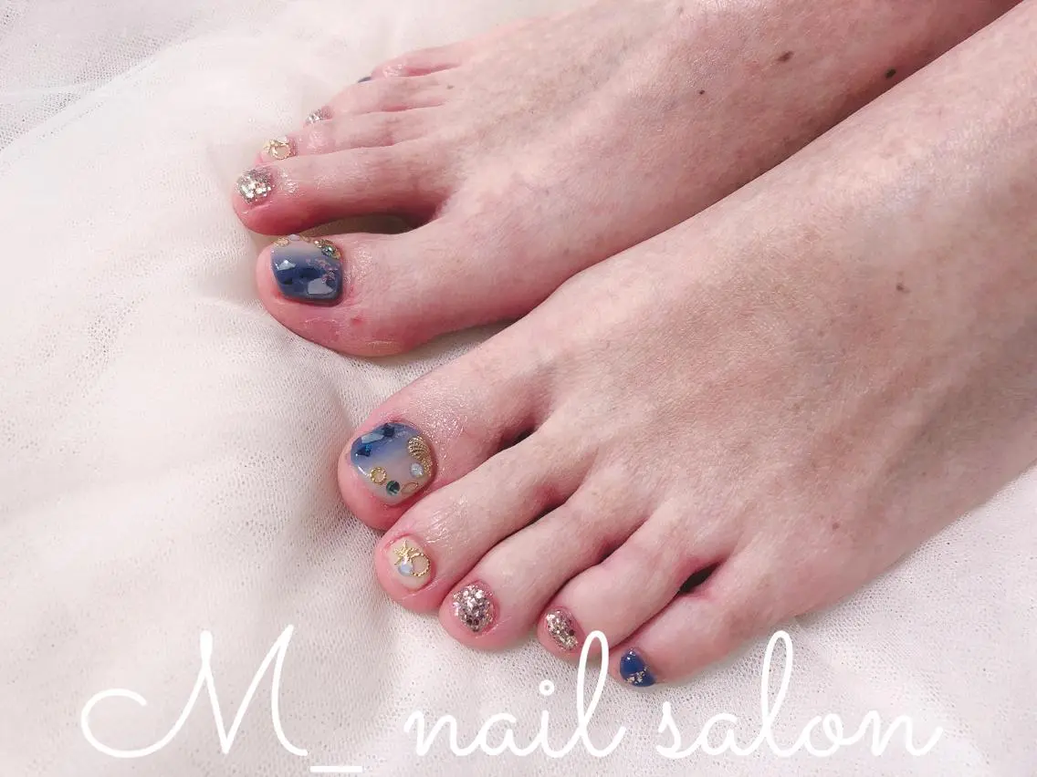 ネイル フットネイル M_ nail salonのネイルデザイン