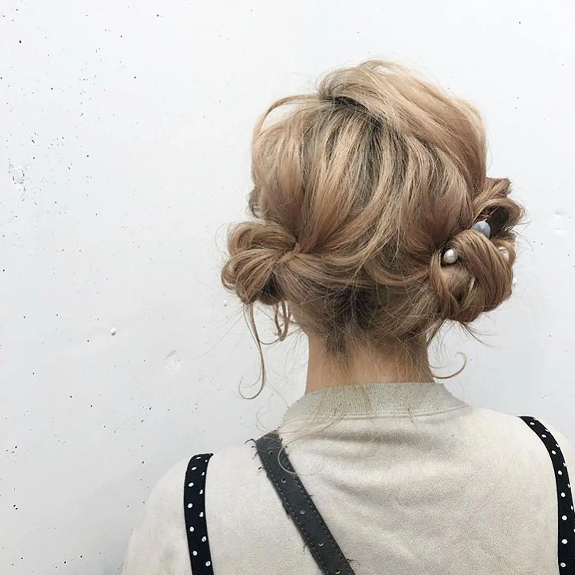 ヘアアレンジ お団子ヘア カット 久保田 千尋のヘアスタイル