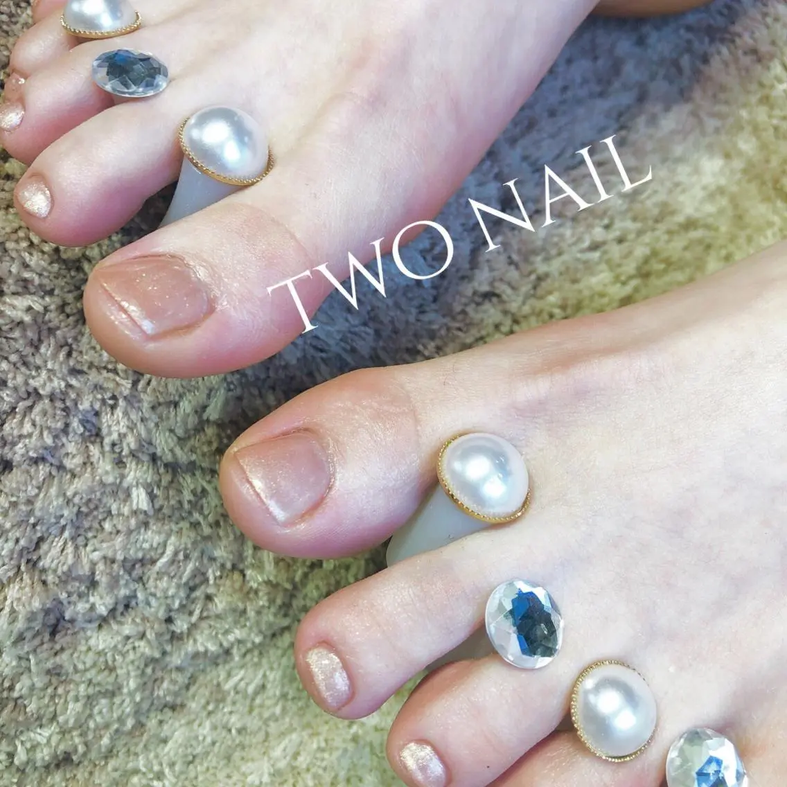 ネイル フットネイル ワンカラーネイル two nailのネイルデザイン