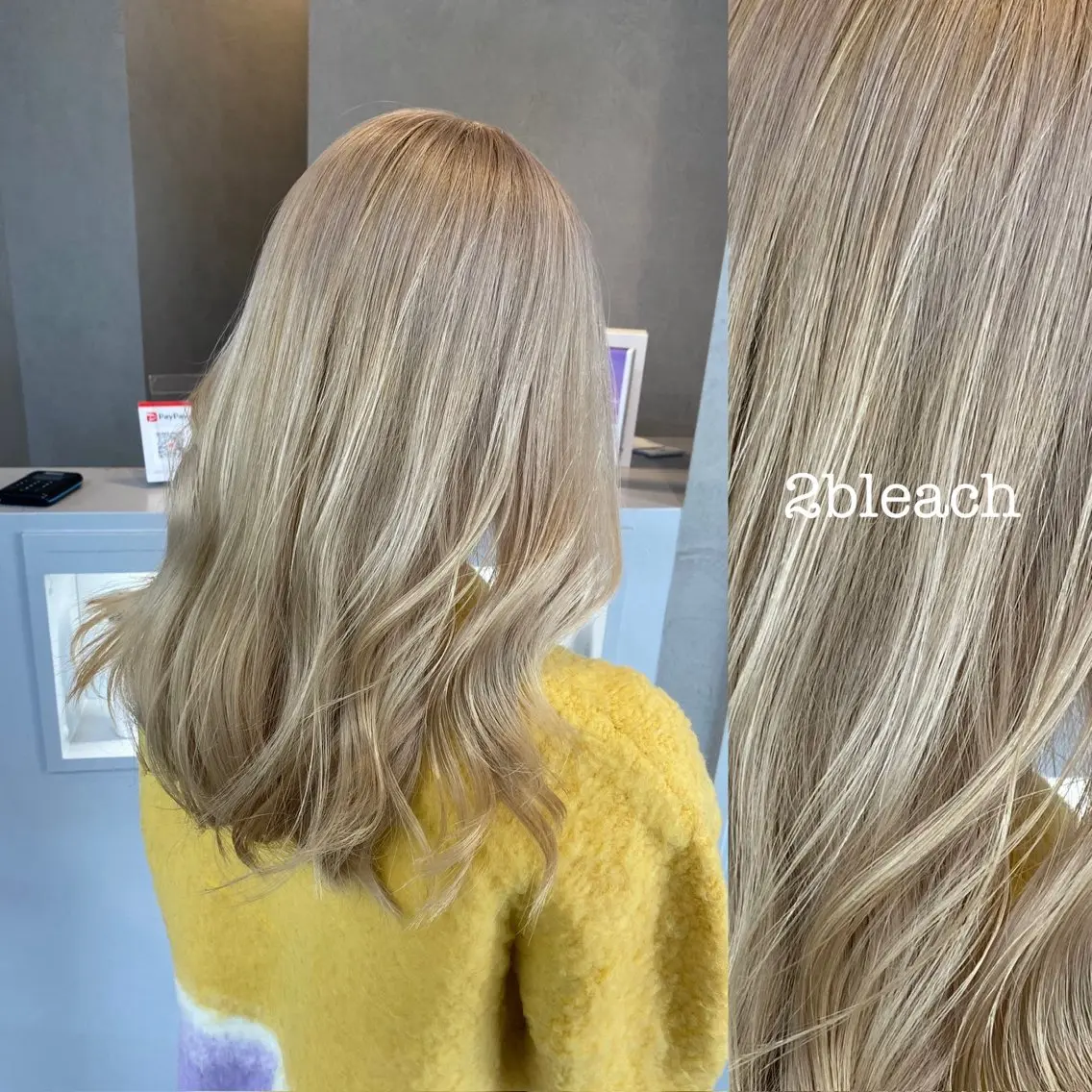 ミディアム カラー ブリーチ ケアブリーチ デザインカラー ハイトーンカラー インナーカラー ヘアカラー トリートメント GISEL 小倉のヘアスタイル