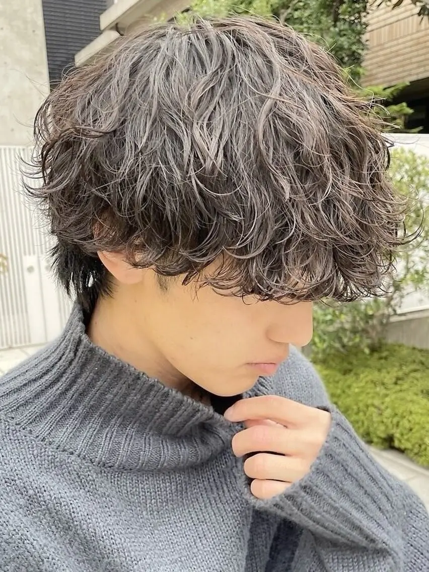ショート パーマ メンズ カット パーマ fifth/メンズ/ シャドウパーマ/せなのヘアスタイル