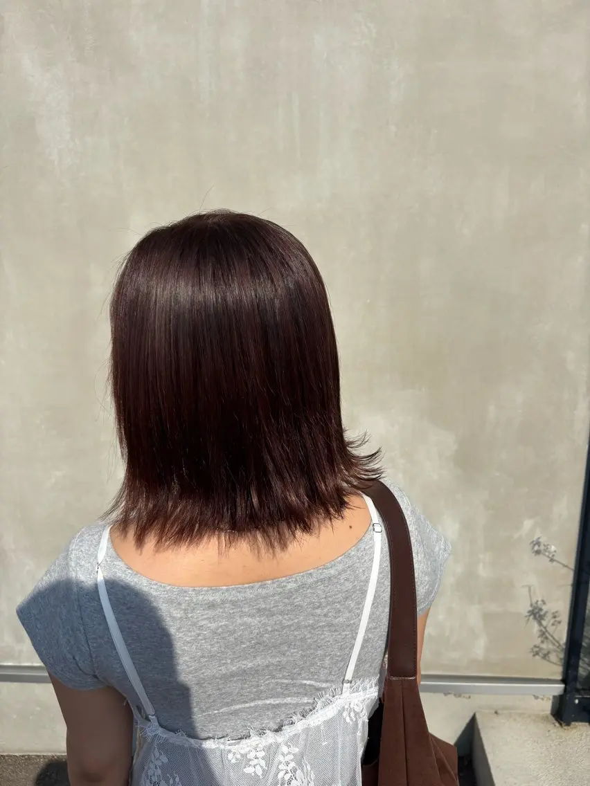 ロング カラー 村上 斗玖亜のヘアスタイル