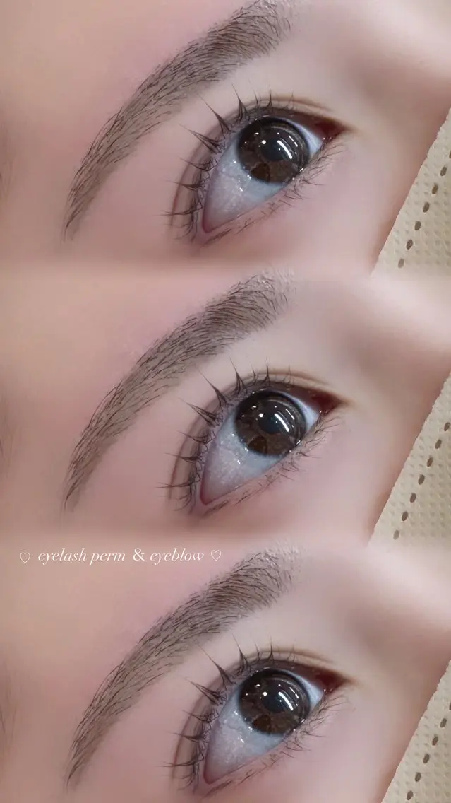【✨️5月限定✨️】まつげパーマ👀💕➕アイブロウwax⭐️の写真