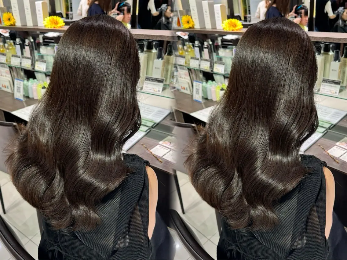 ロング 韓国風・透明感・艶髪 🩵Hanaka◝✩のヘアスタイル