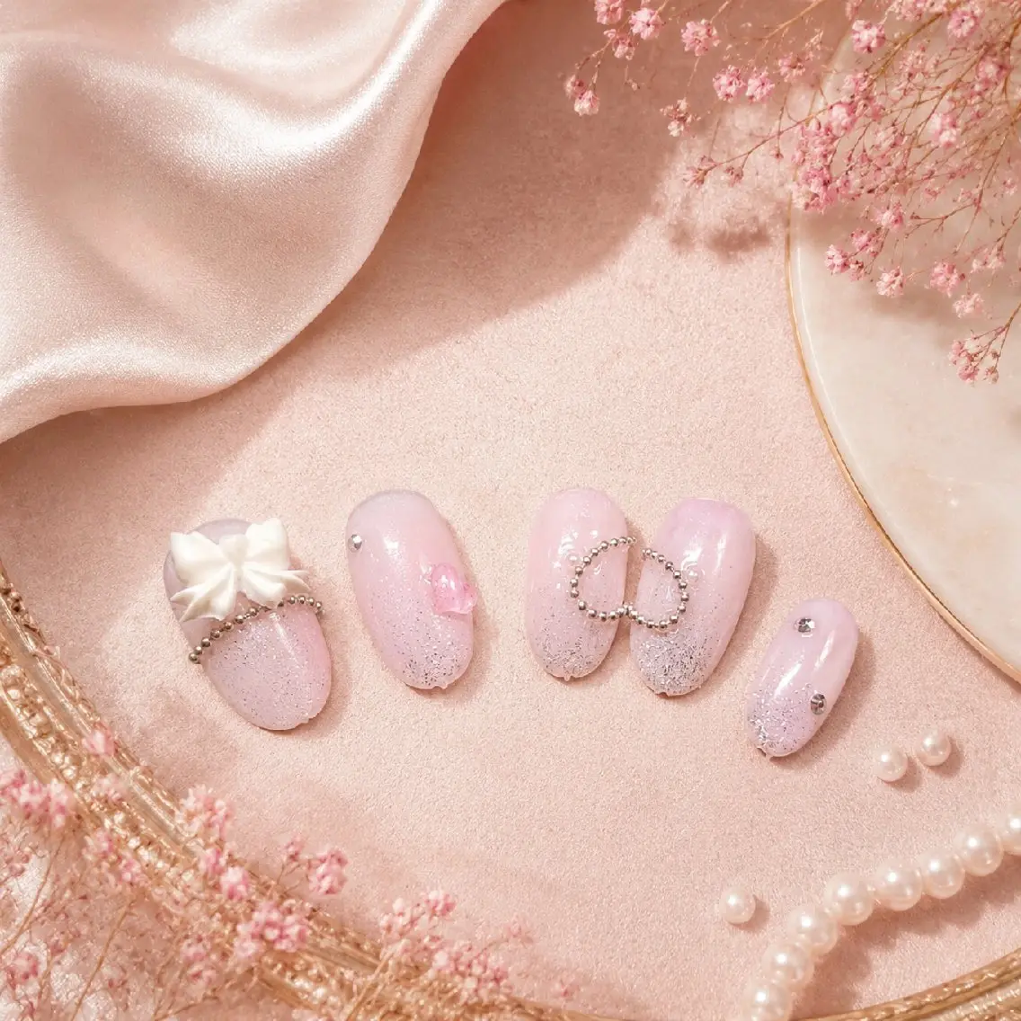 ガーリープリンセスネイルの写真