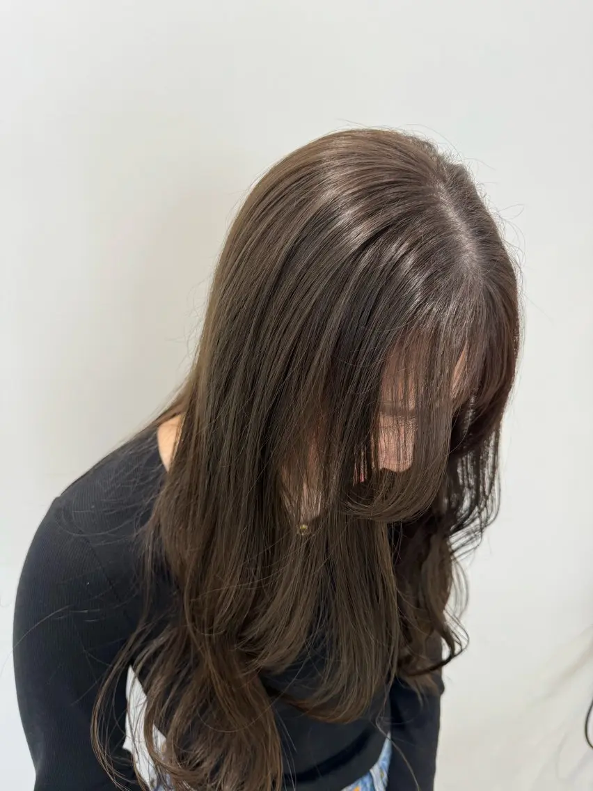 ロング カット ヘアカラー 透明感カラー✴︎ SAYAKAのヘアスタイル