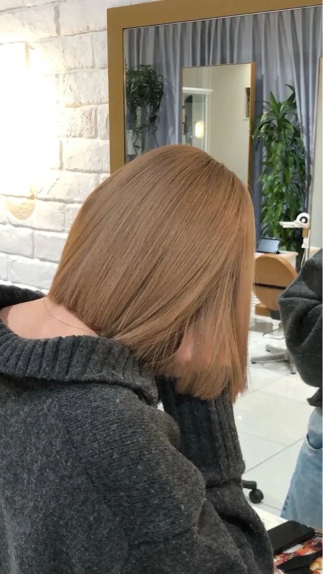 【練習モデル】ブリーチありダブルカラー　⚠️現金のみ・お釣りなしの写真