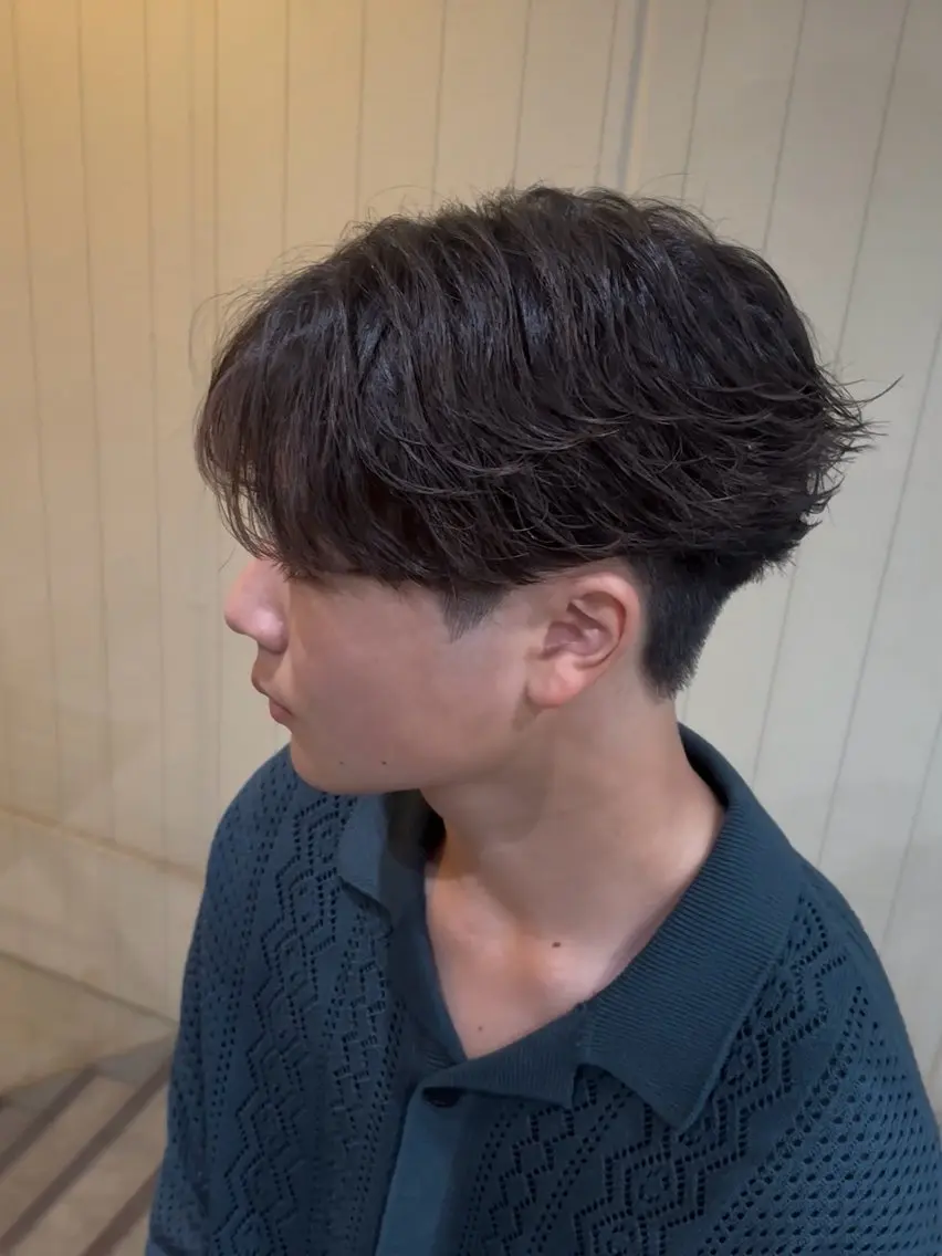 ショート パーマ メンズ シュンヤ🔥メンズ パーマ特化🔥新小岩のヘアスタイル