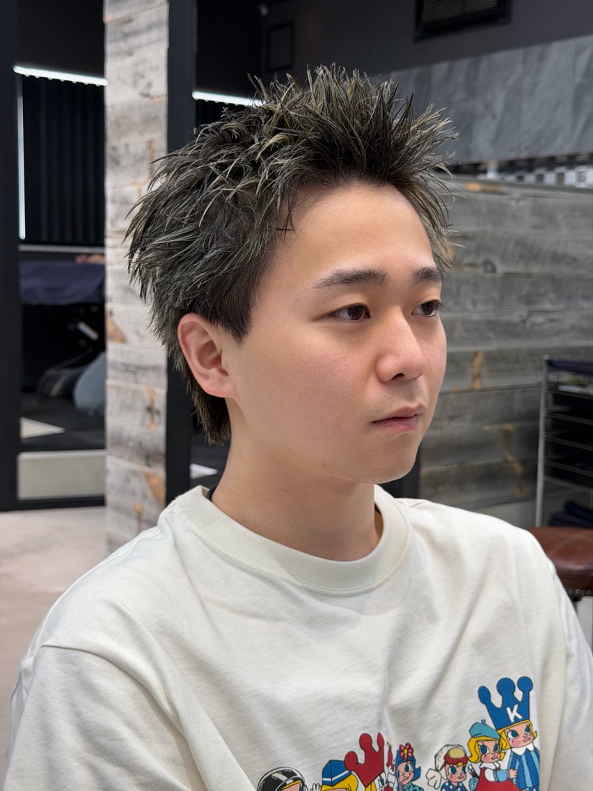 ショート メンズ カット 佐々木 寿偲のヘアスタイル