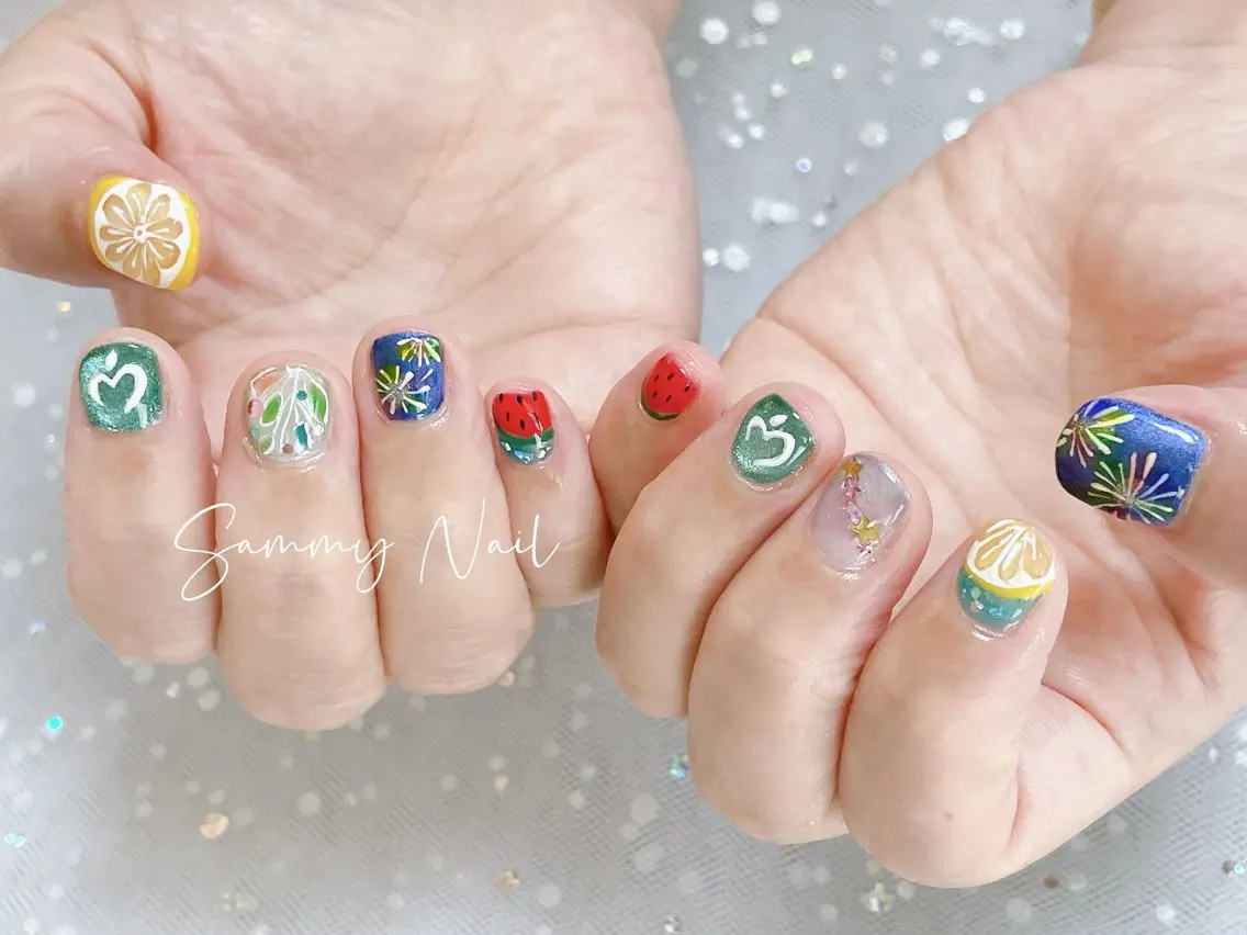 ネイル 夏ネイル Sammy Nailのネイルデザイン