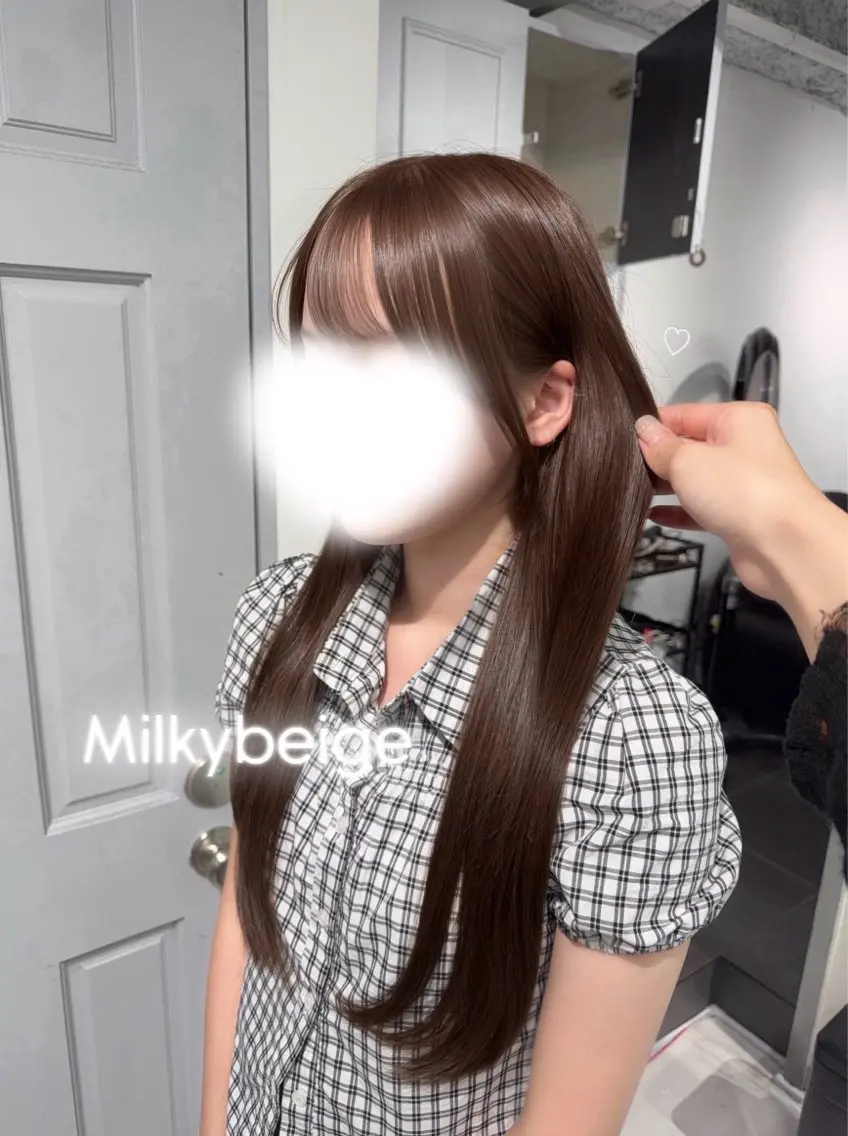 ロング カラー ヘアカラー 韓国系艶髪🎀 miyuuのヘアスタイル