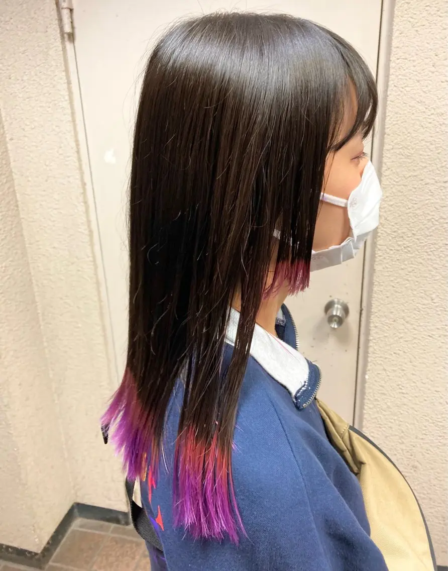 ミディアム カラー カット ヘアカラー Yuto /レイヤー、ウルフのヘアスタイル