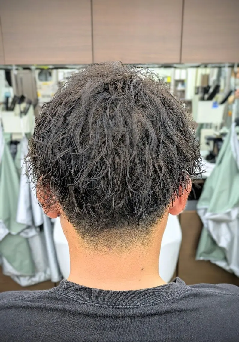 ショート パーマ 理容プラージュ燕三条 福井のヘアスタイル