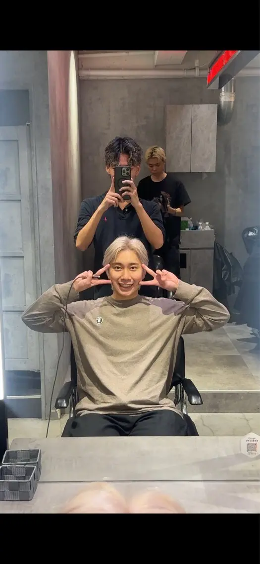 ショート カラー メンズ メンズブリーチ ブリーチ ヘアカラー 🔥メンズカラー職人 🔥音登のヘアスタイル