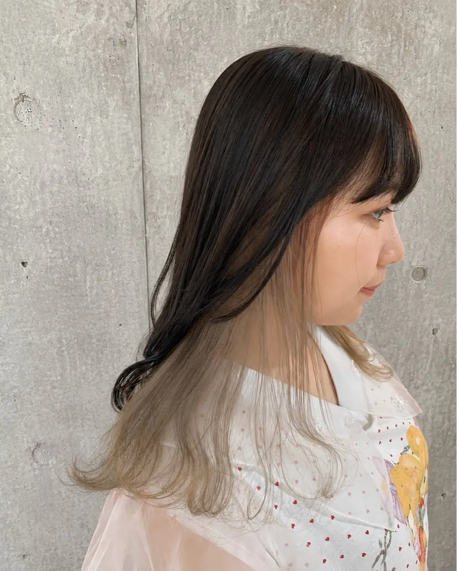 ロング カラー インナーカラー ヘアカラー トリートメント 萩原 凌✄のヘアスタイル