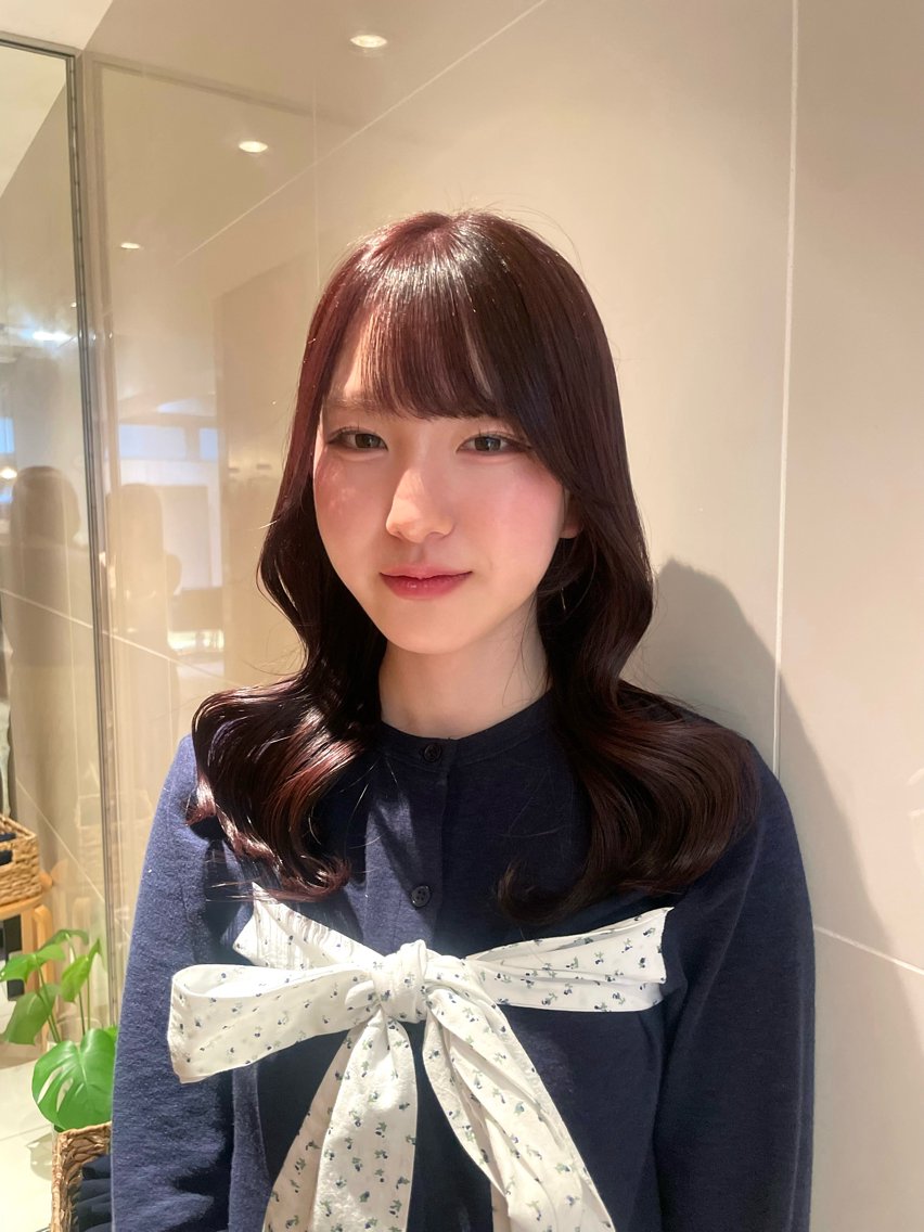 セミロング カラー カット ヘアカラー トリートメント レイヤー/縮毛矯正 🪄chihiroのヘアスタイル