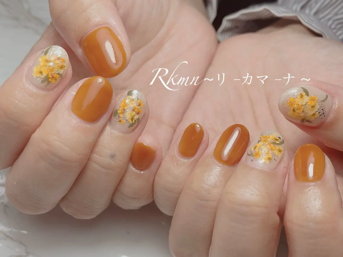 ネイル アートネイル フラワーネイル 持ち込み スカルプネイル ハンドネイル フットネイル ハンドケア Rkmn ~リ-カマ-ナ~のネイルデザイン