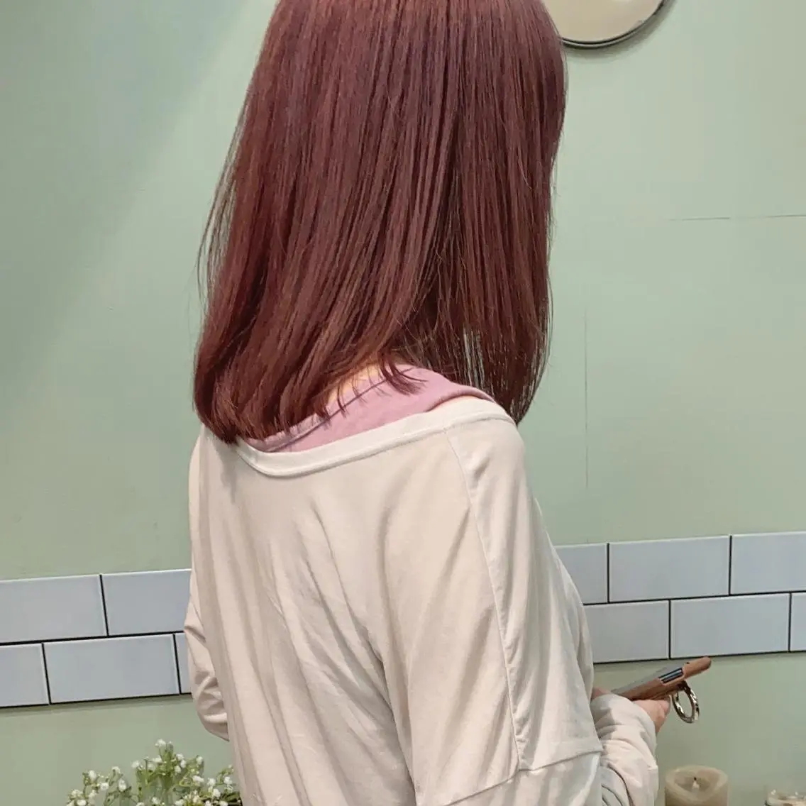 ミディアム カラー カット ヘアカラー トリートメント 田室 和幸のヘアスタイル