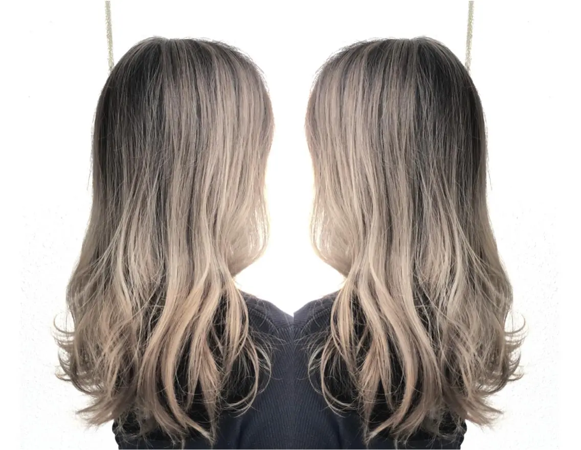 ロング カラー かわさき ともやのヘアスタイル