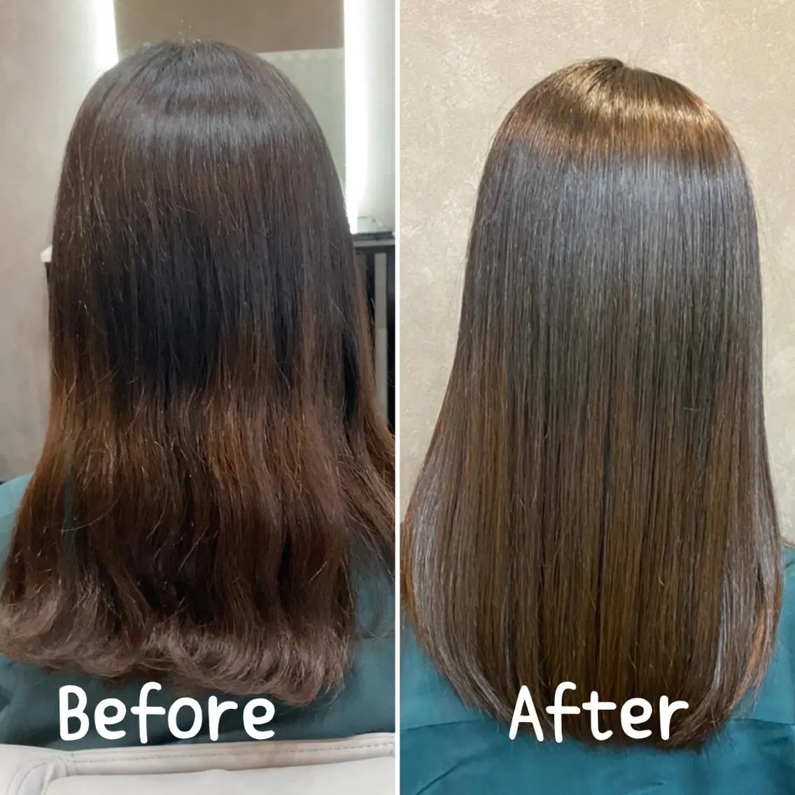 セミロング 髪質改善 髪のお悩み改善✨ 輝のヘアスタイル