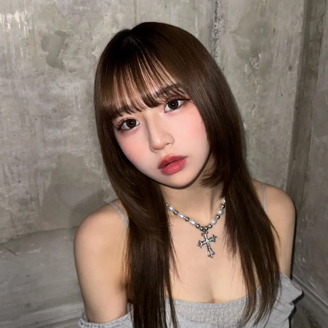 🤎トレンド透明感🤎韓国風レイヤーカット＋透明感ブラウンカラー＋外部補修ケアトリートメント🫧の写真