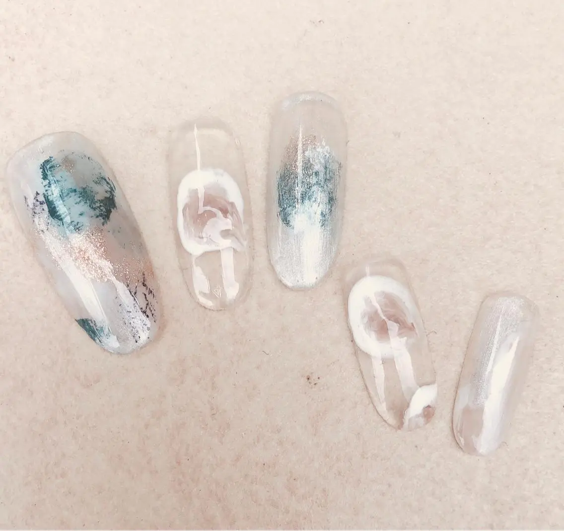 ネイル ハンドネイル nail salon Farbe〜ファルべのネイルデザイン