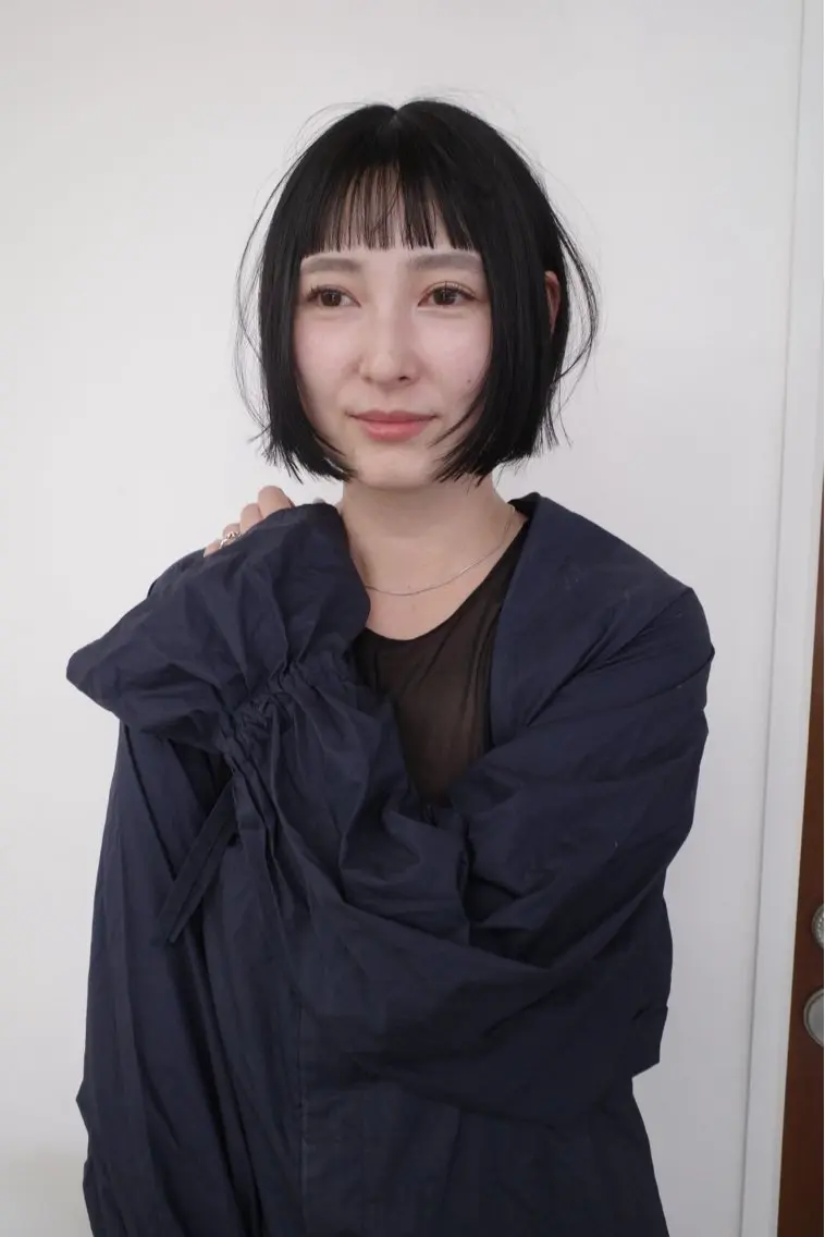 ショート カット ヘアカラー 葉 /レイヤーカットのヘアスタイル
