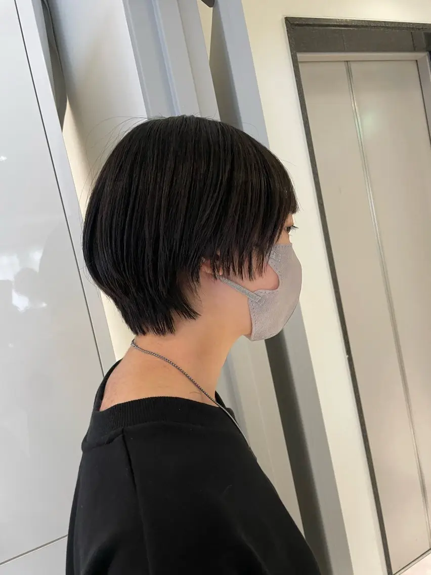 ショート 🪞透け感&韓国ヘア 🪞honokaのヘアスタイル