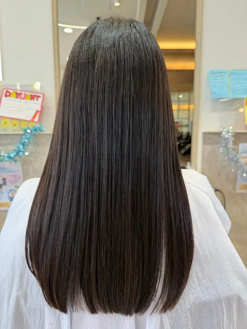 ロング 髪質改善 トリートメント 酸熱トリートメント カット トリートメント LAULEA Renのヘアスタイル