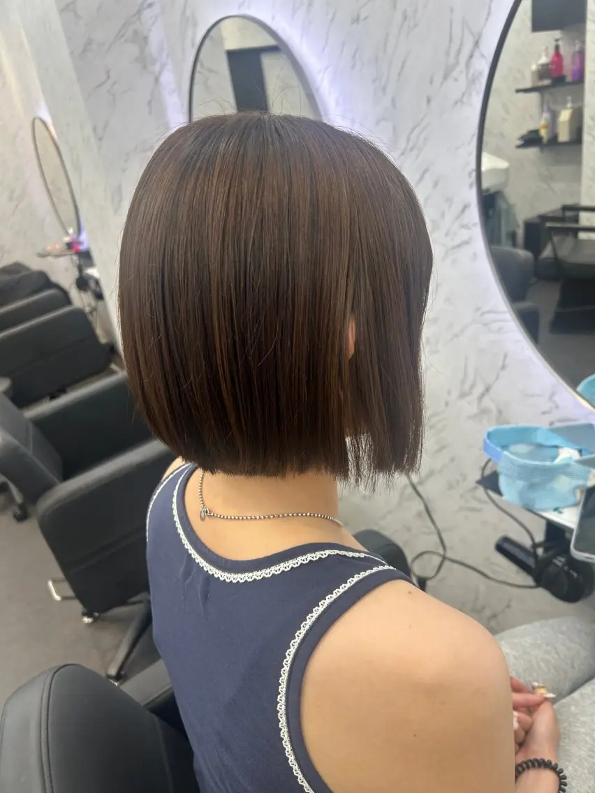 ショート ボブ カット カット¥1100 ✂️MIUのヘアスタイル