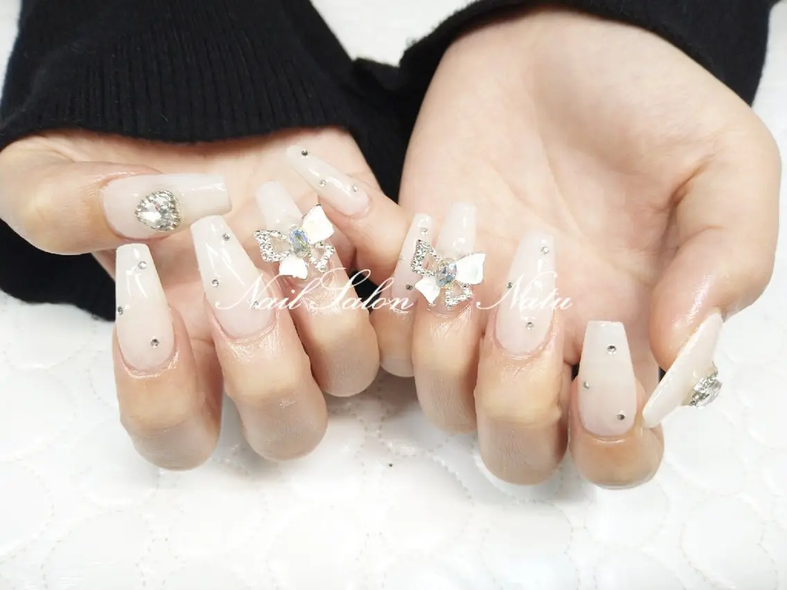 ネイル 長さ出し nailsalon Natuのネイルデザイン