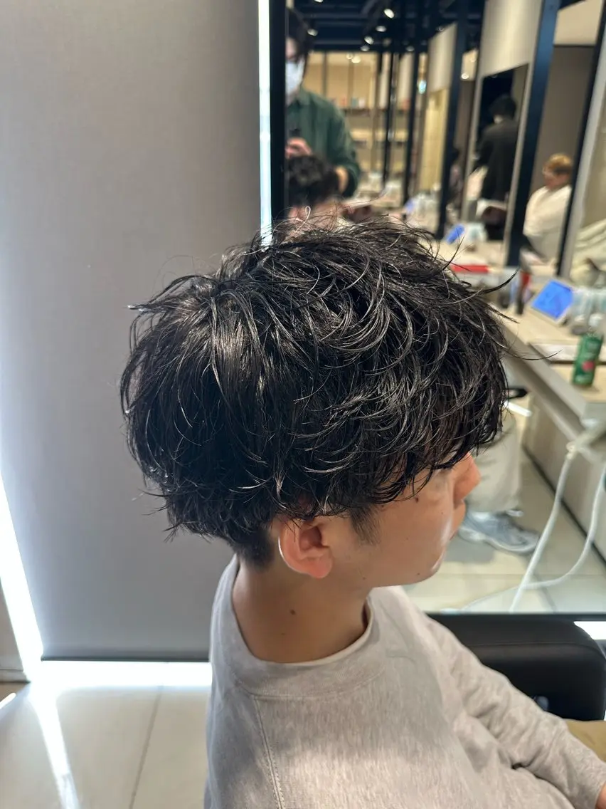 パーマ メンズ メンズパーマ メンズ特化美容師💠 / 関内 / レンのヘアスタイル