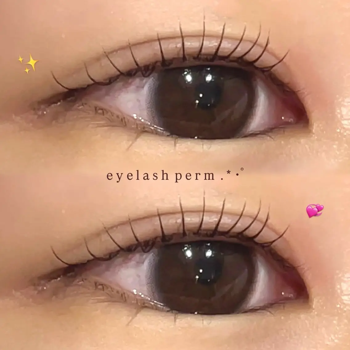 パリジェンヌ風デザイン まつ毛パーマ👀✨の写真