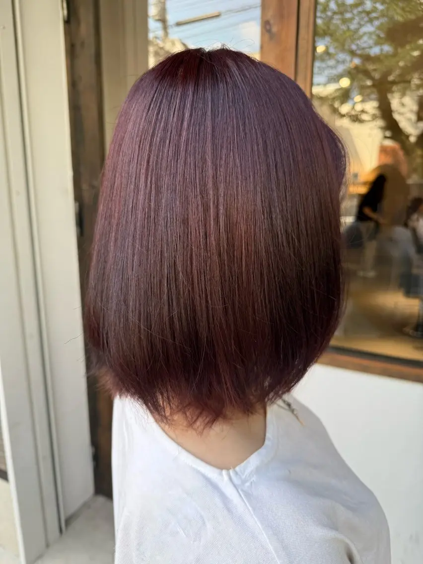 ミディアム ヘアカラー トリートメント 森岡 涼汰のヘアスタイル