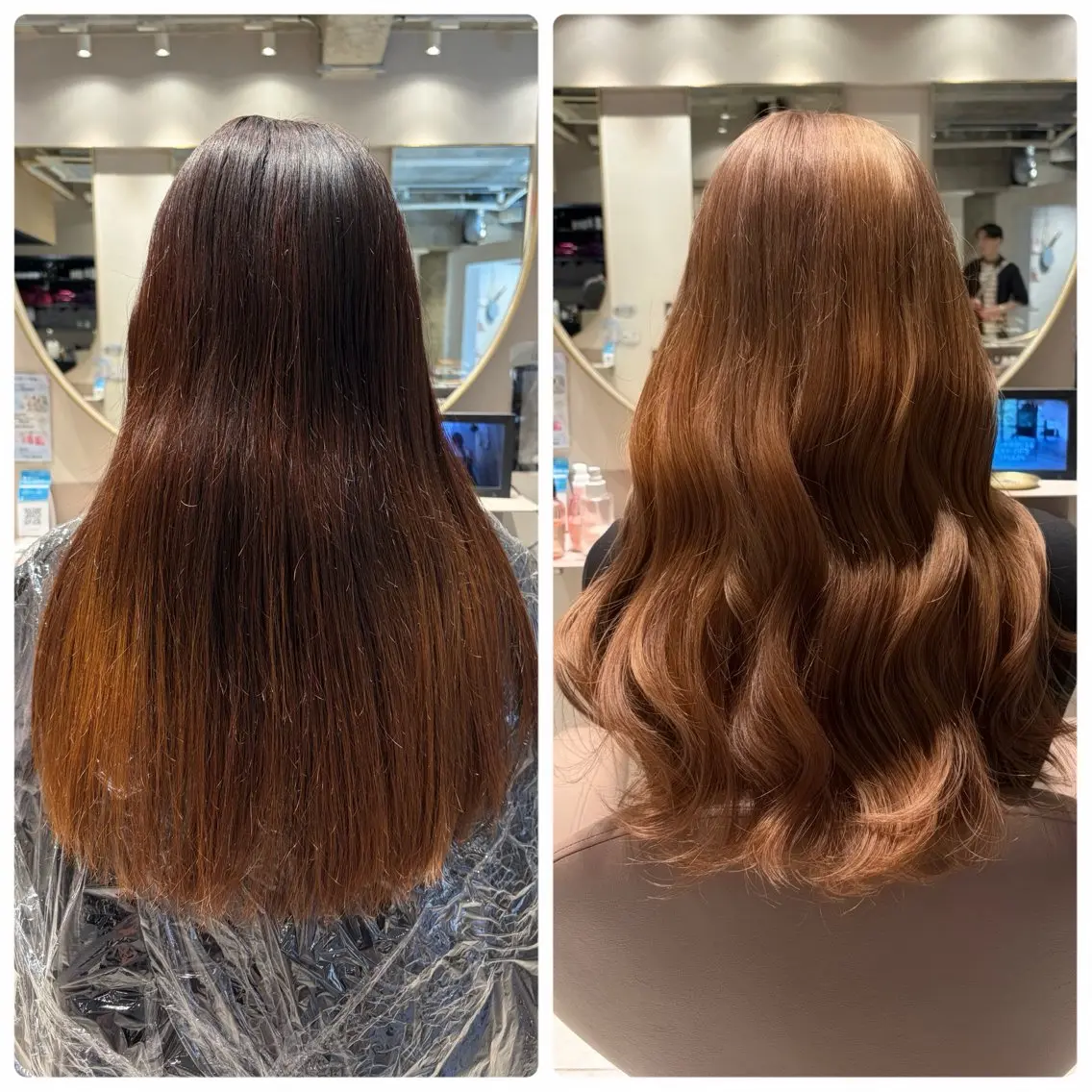 カラー Sakura / 柔らかカラー🐈‍⬛のヘアスタイル