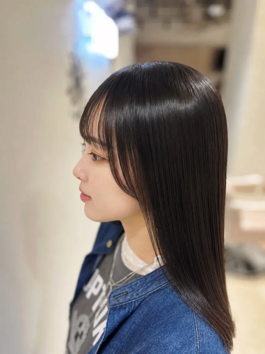 セミロング カット ヘアカラー トリートメント 髪質改善特化/ Kanataのヘアスタイル