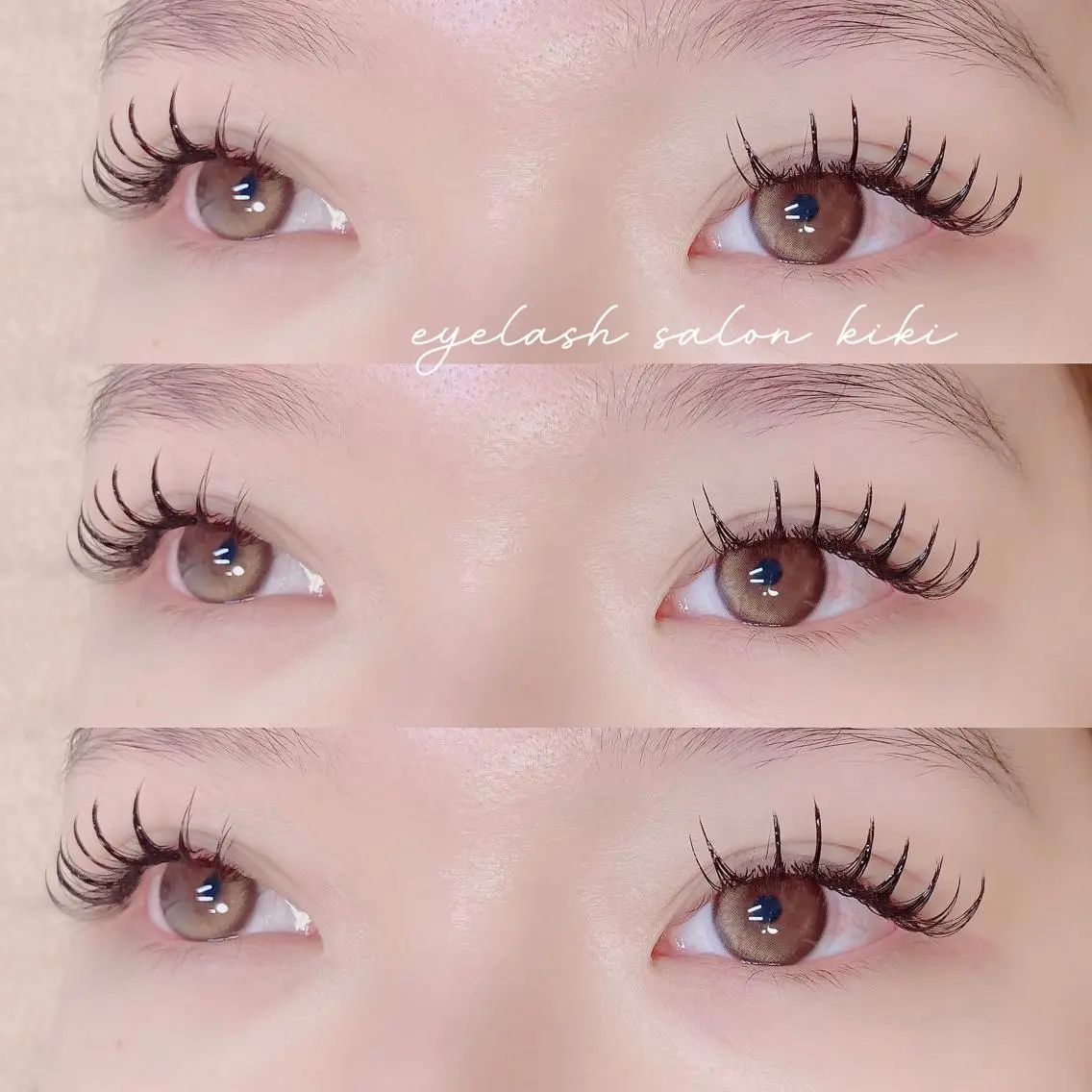 マツエク・マツパ 付け放題 束感まつ毛 フラットラッシュ マツエク 玉造駅すぐ⌇kiki eyelashのマツエク・マツパデザイン