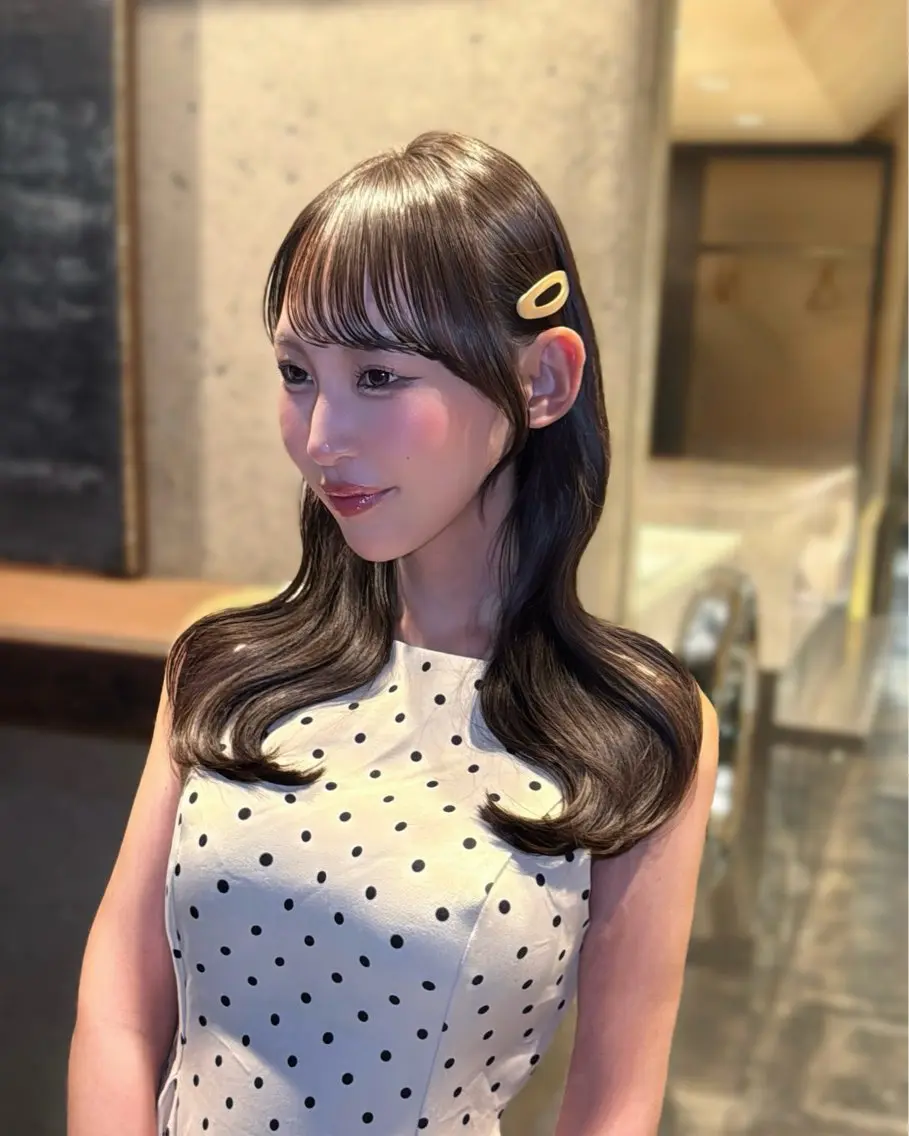 セミロング カット 泉 堅也のヘアスタイル