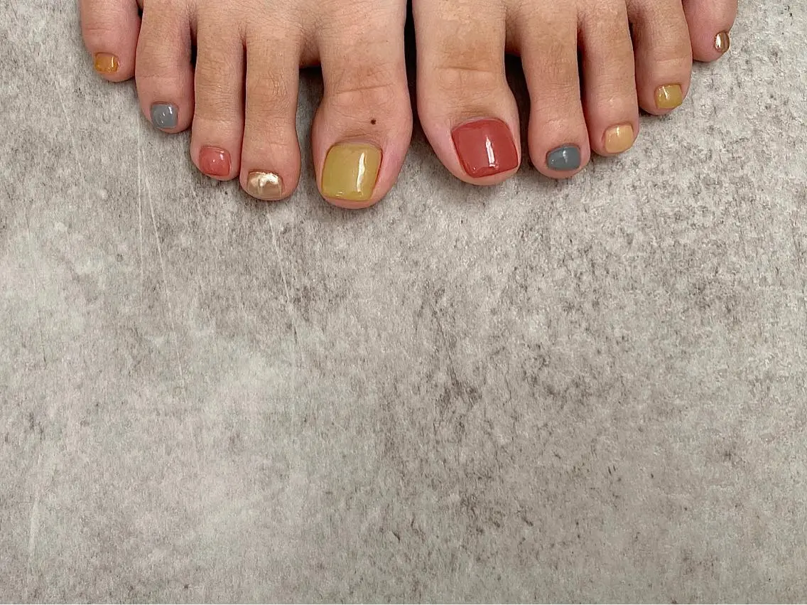 ネイル フットネイル ニュアンスネイル オフィスネイル フットネイル and M. nailのネイルデザイン