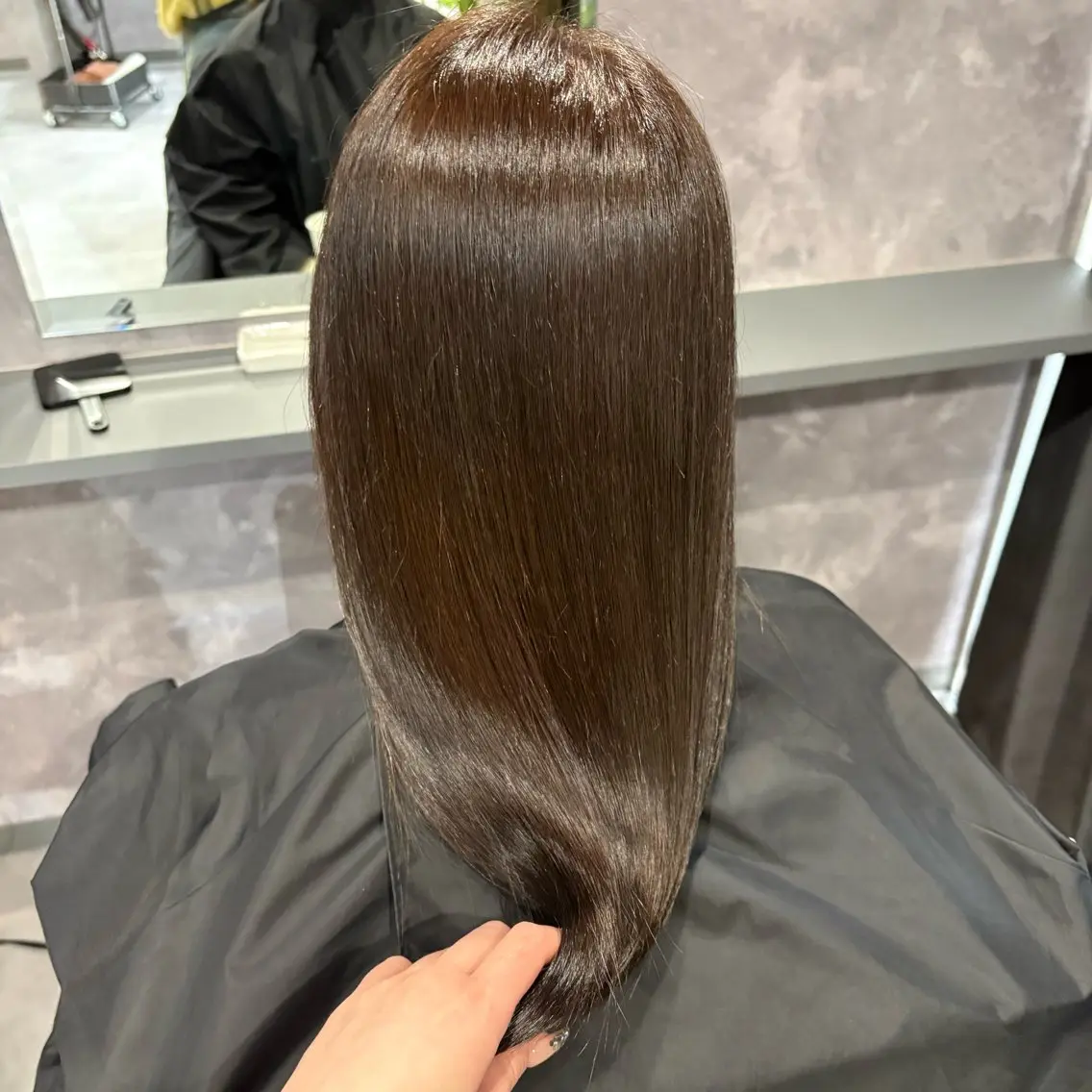 ロング カラー ヘアカラー トリートメント nameless miichiのヘアスタイル