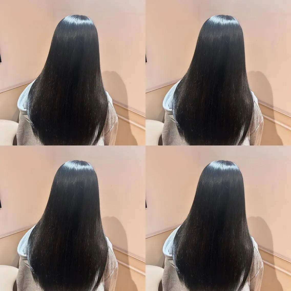 ロング カラー 黒髪 ブルーカラー ブルーブラック 髪質改善 ヘアカラー トリートメント 店長✨髪質改善✖️ 透明感カラー／純大のヘアスタイル