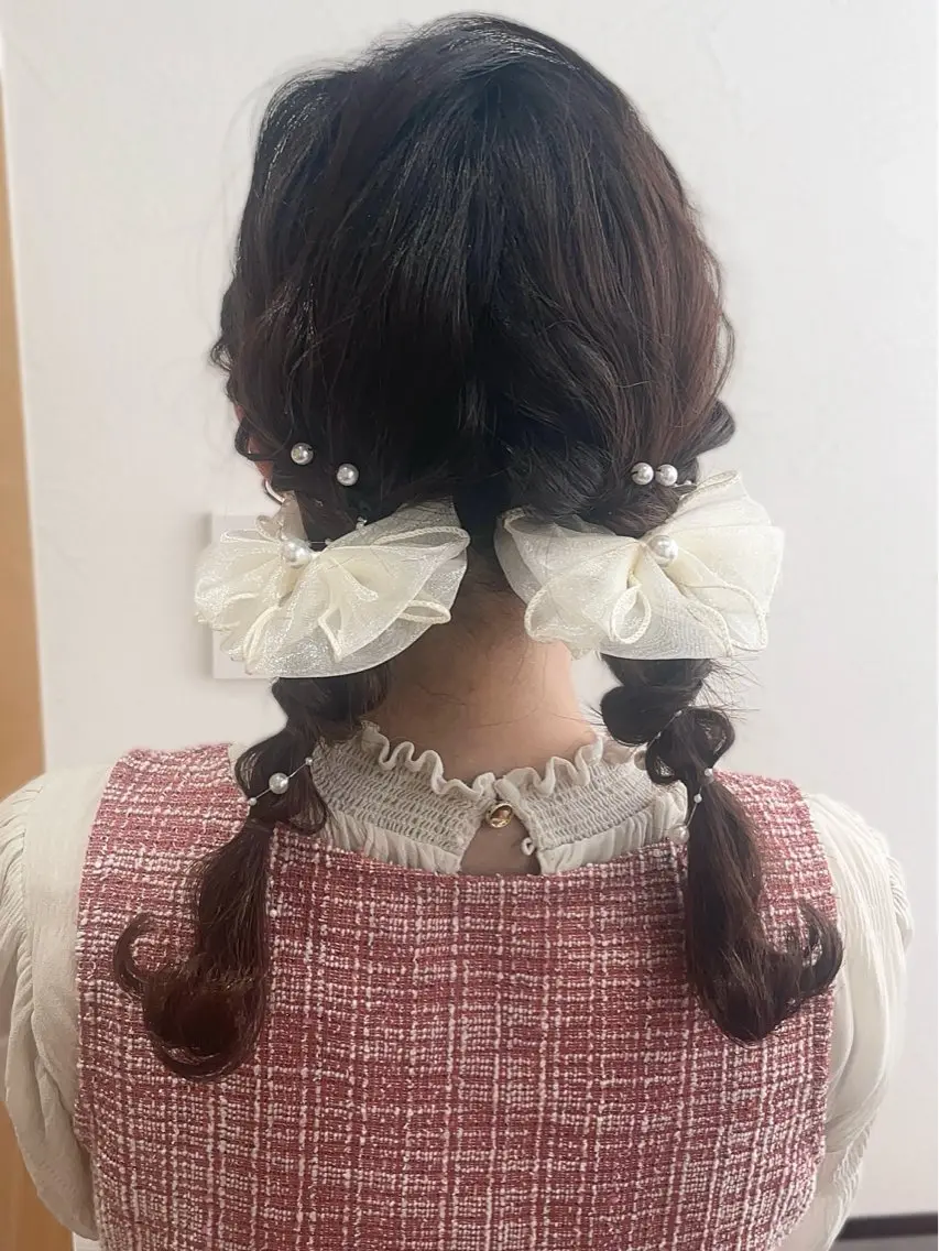 セミロング 札幌 ヘアアレンジ 🍎 タナカセリナのヘアスタイル
