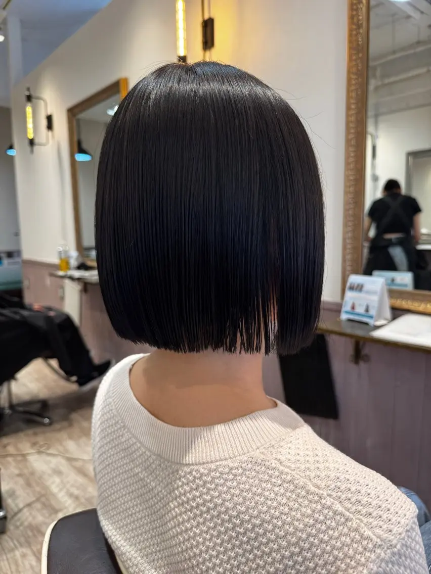 ミディアム カラー パーマ カット 縮毛矯正 トリートメント ダブルカラー /レイヤー/アリサのヘアスタイル