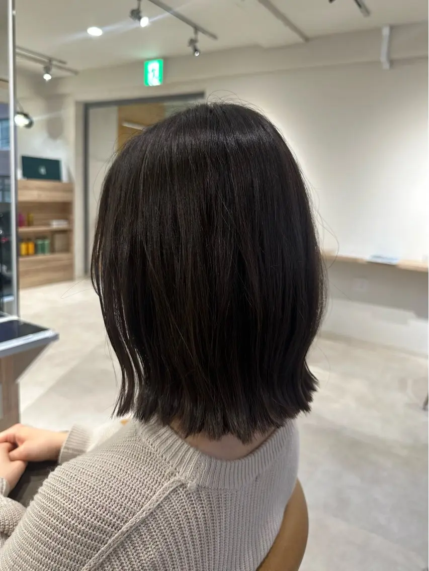 ミディアム カット トリートメント 🎀似合わせカット/ ボブ/佐瀬千枝🎀のヘアスタイル