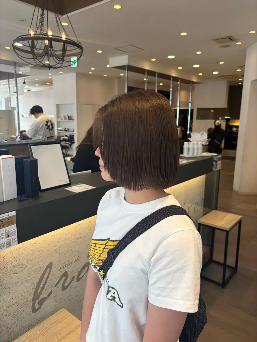 ショート brace 小笹花純のヘアスタイル