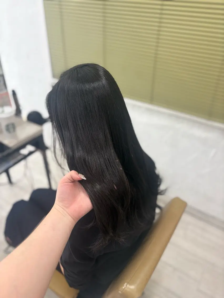 ロング カラー カット ヘアカラー トリートメント 暖色系カラー/ピンク Ririi🎀のヘアスタイル