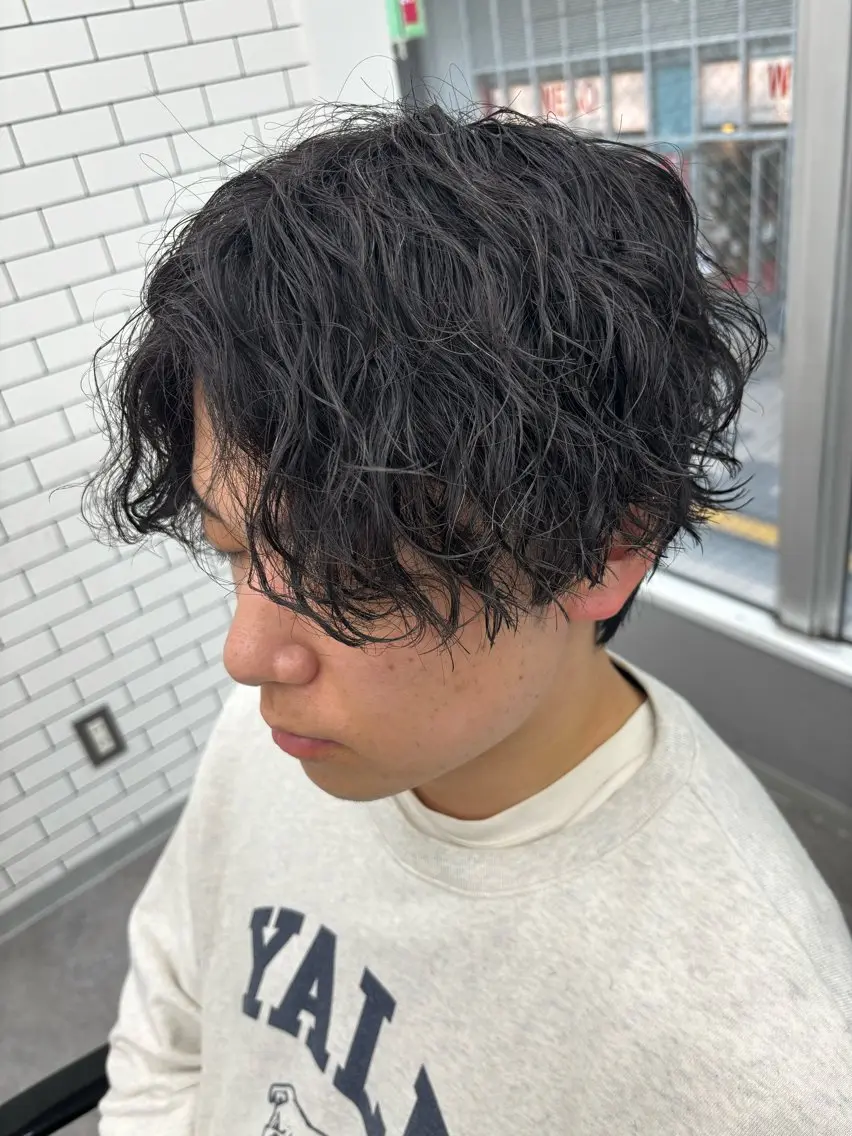 【✨メンズカット✨】カット+ツイストor波巻きパーマ+ロイヤルTrの写真