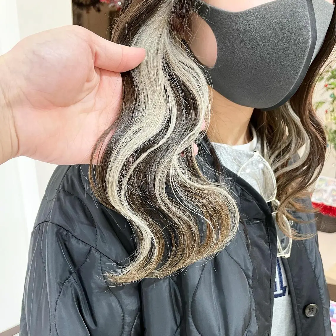 ミディアム ヘアカラー 守屋 颯太のヘアスタイル