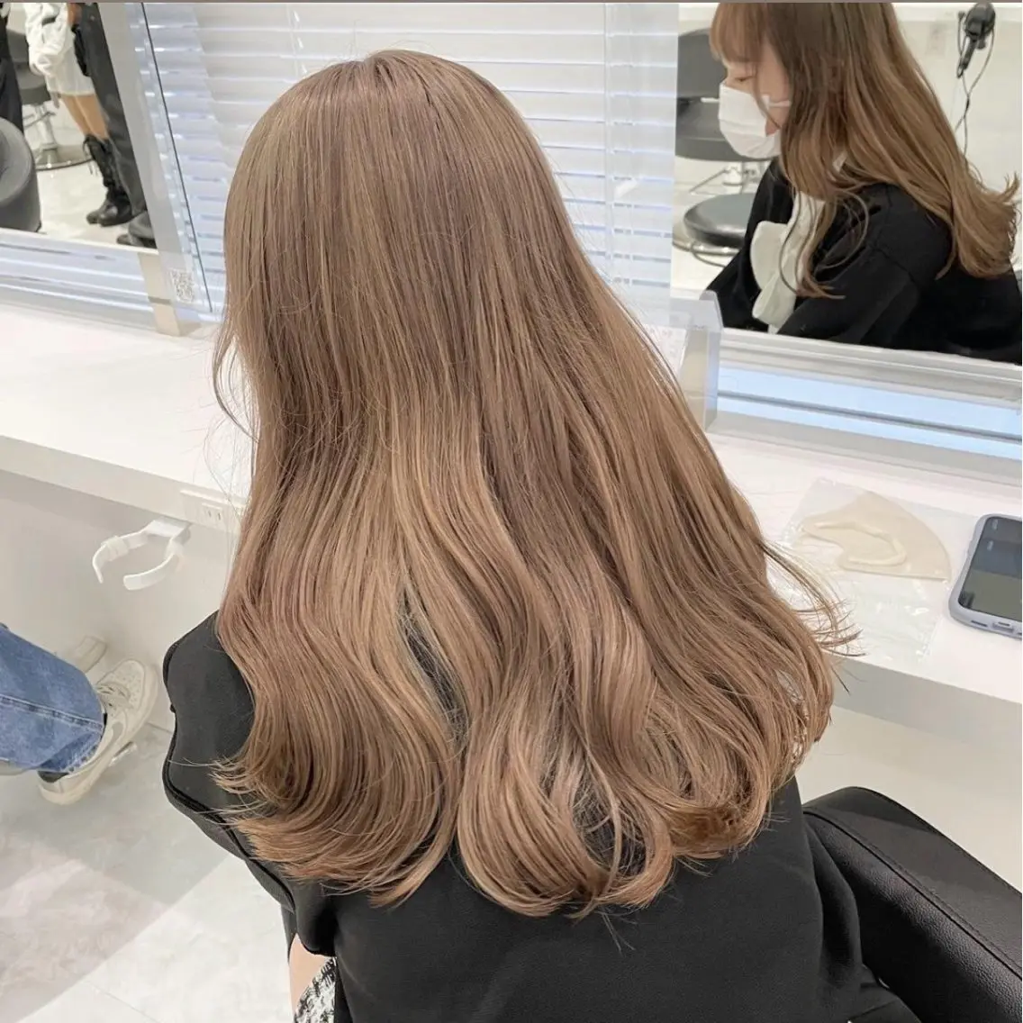 ロング カラー カット ヘアカラー トリートメント 透明感カラー/レイヤ ー🫧AZUSAのヘアスタイル